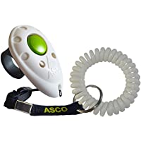 ASCO Clicker prémium Pulsera para el Brazo para Entrenamiento- clicker Profesional para Perros Gatos Caballos…